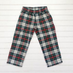TBBC VGUC Christmas Plaid Elastic Waist Sheffield Pants
